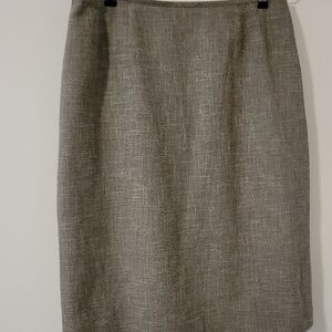 Anne Klein Elegant Gray Pencil Skirt